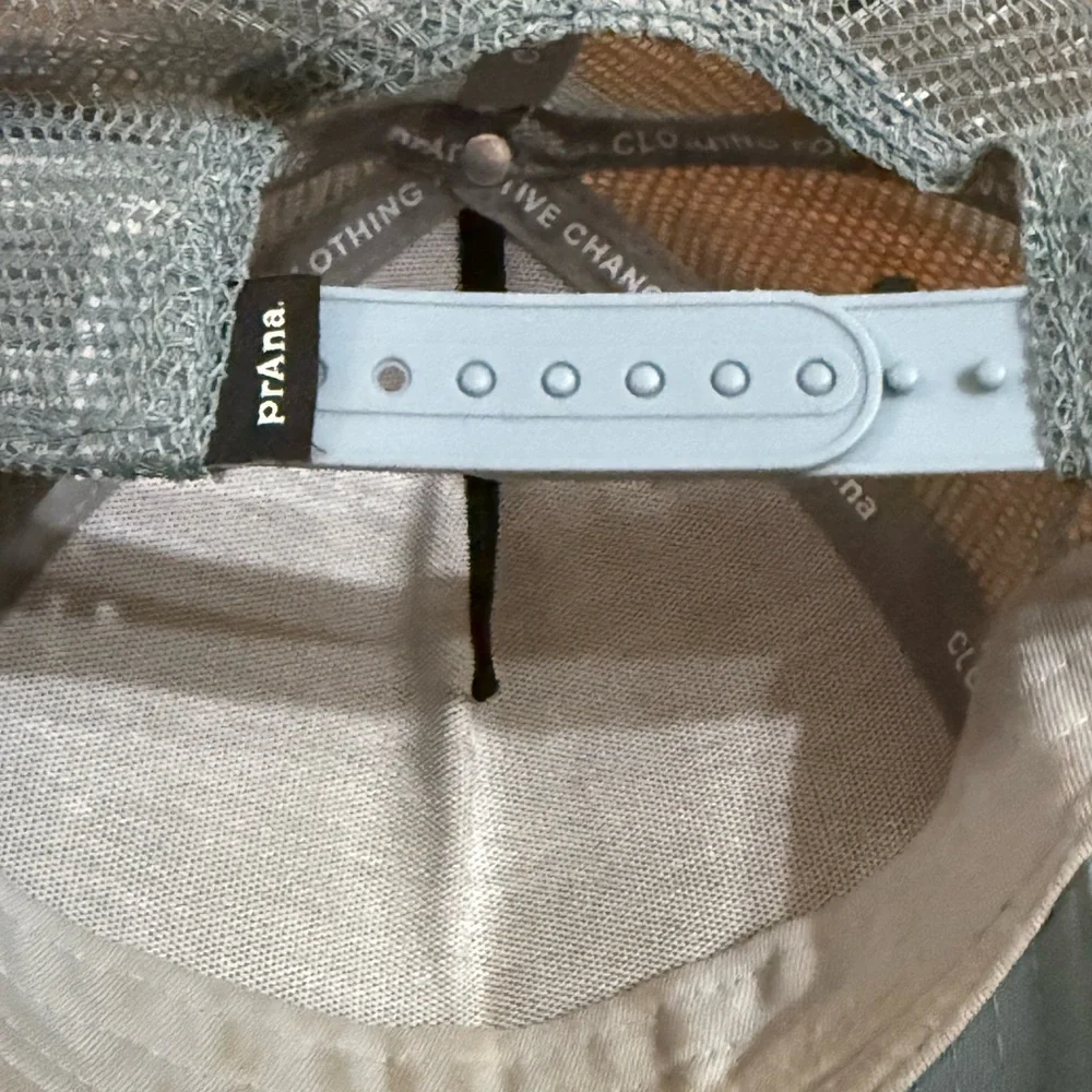 prAna Trucker Hat Logo‎ Graphic Mesh Back Outdoor Cap Snapback